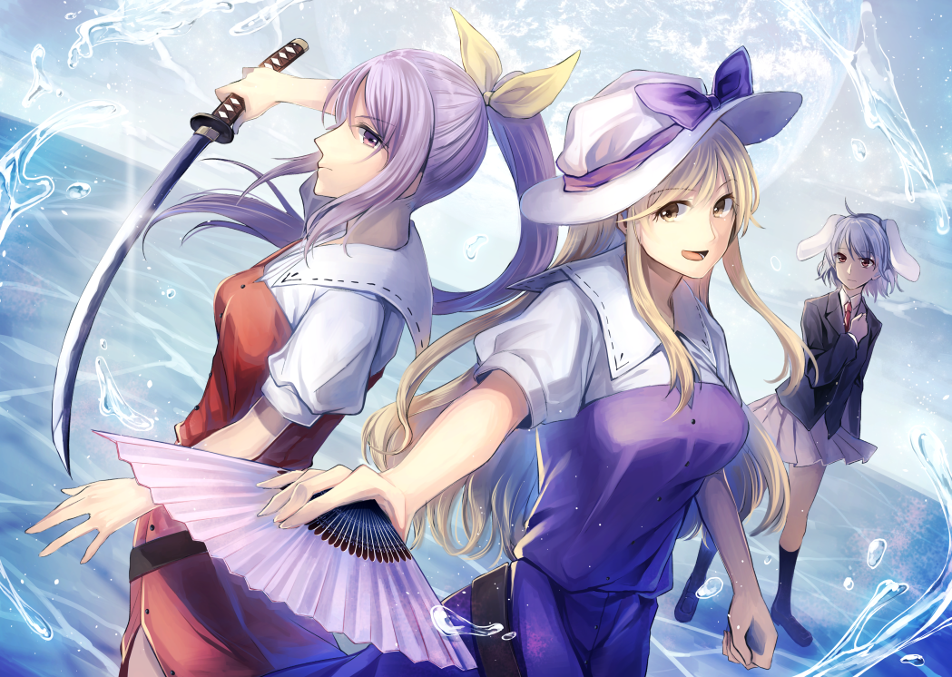 Download Rei'sen (Touhou) Watatsuki No Yorihime Watatsuki No Toyohime Anime Touhou Art