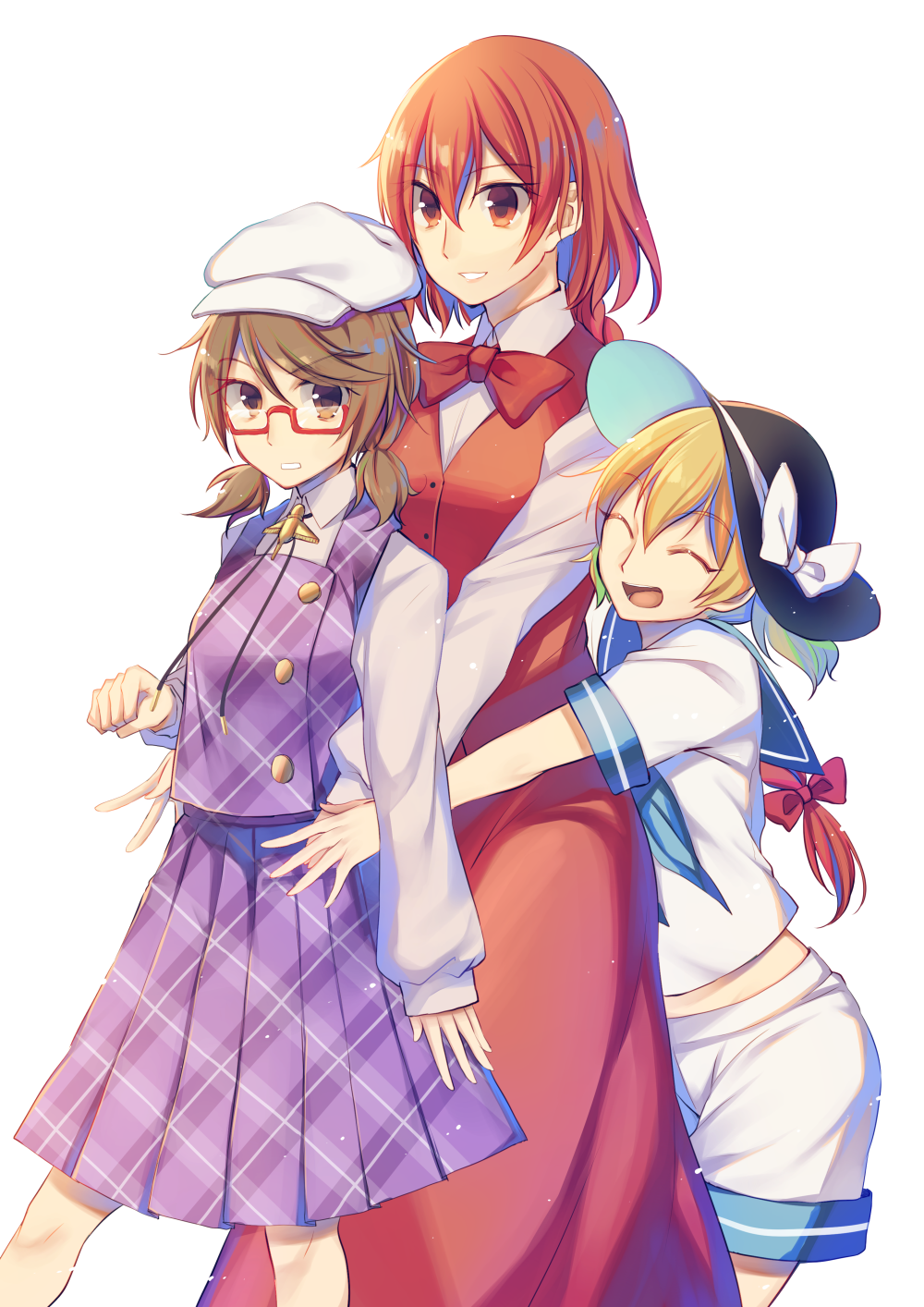 Download Chiyuri Kitashirakawa Yumemi Okazaki Sumireko Usami Anime Touhou Art