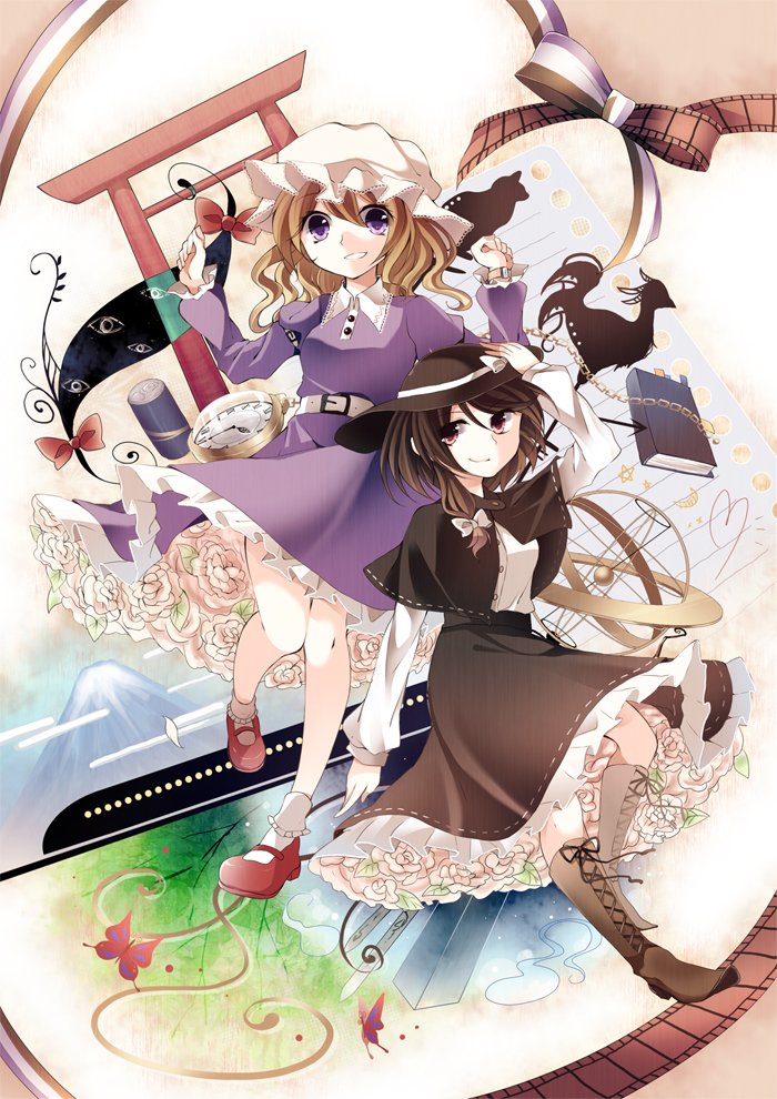 Download Maribel Hearn Renko Usami Anime Touhou Art