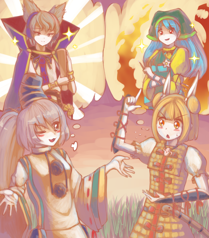 Download Haniyasushin Keiki Toyosatomimi No Miko Mayumi Joutouguu Mononobe No Futo Anime Touhou Art