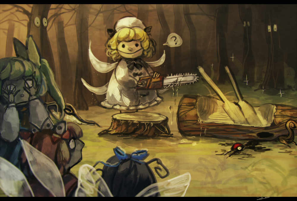 Download Daiyousei (Touhou) Sunny Milk Star Sapphire Luna Child Anime Touhou Art