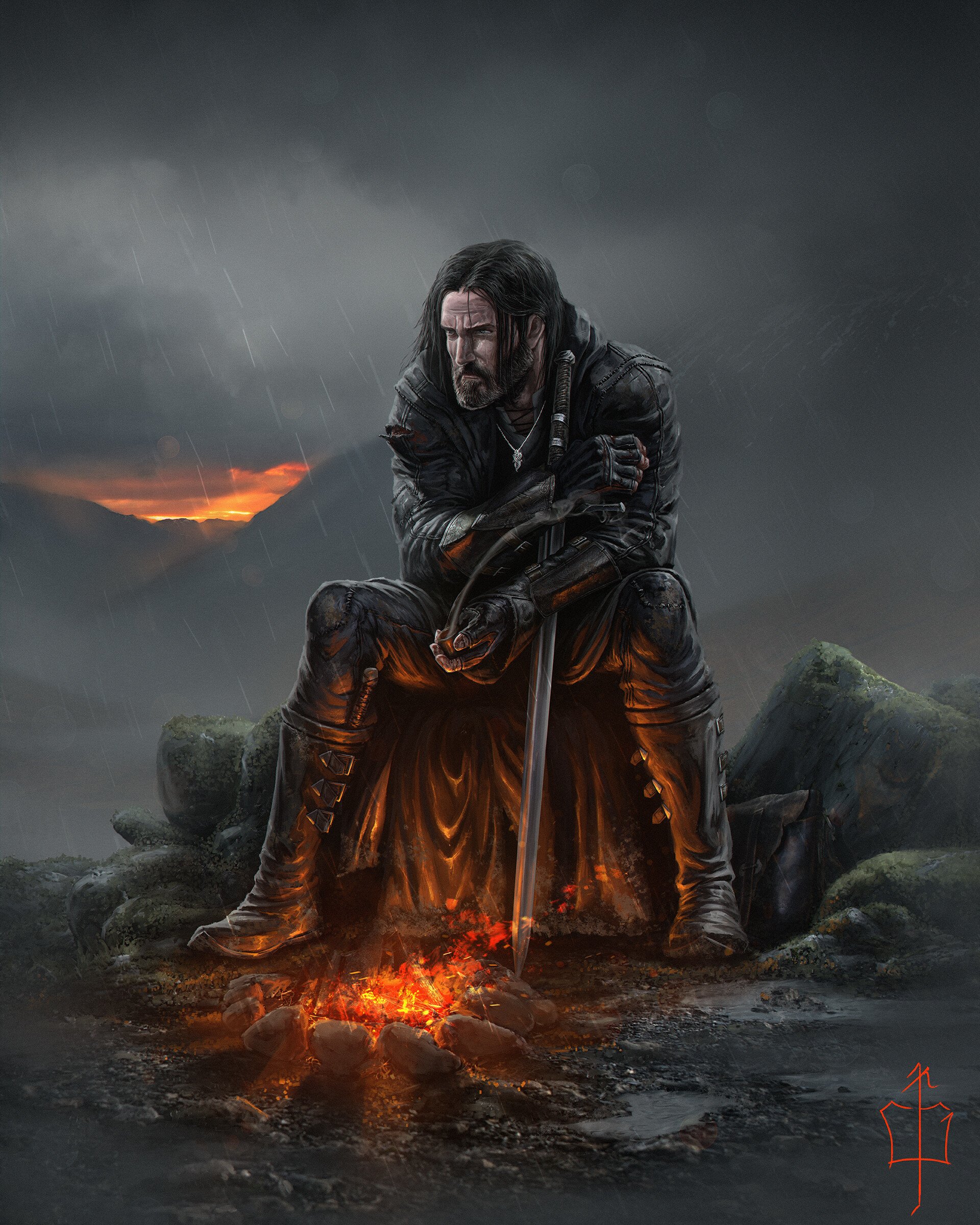 Download Warrior Aragorn Fantasy The Lord Of The Rings Fantasy Warrior Art