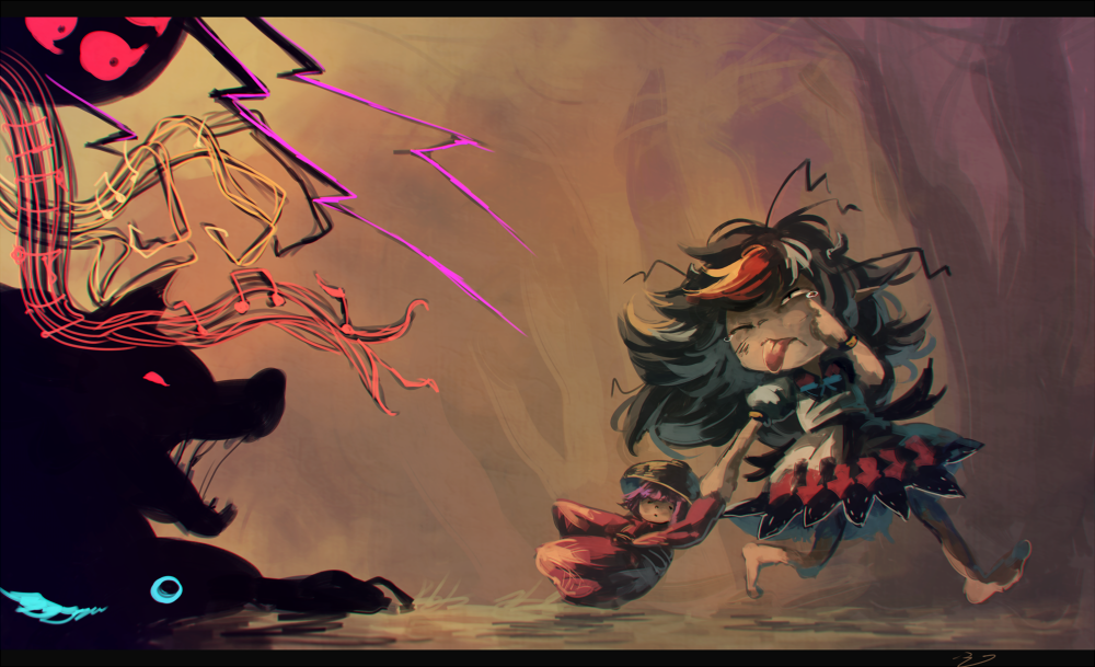 Download Kagerou Imaizumi Wakasagihime (Touhou) Yatsuhashi Tsukumo Benben Tsukumo Raiko Horikawa Seija Kijin Shinmyoumaru Sukuna Anime Touhou Art