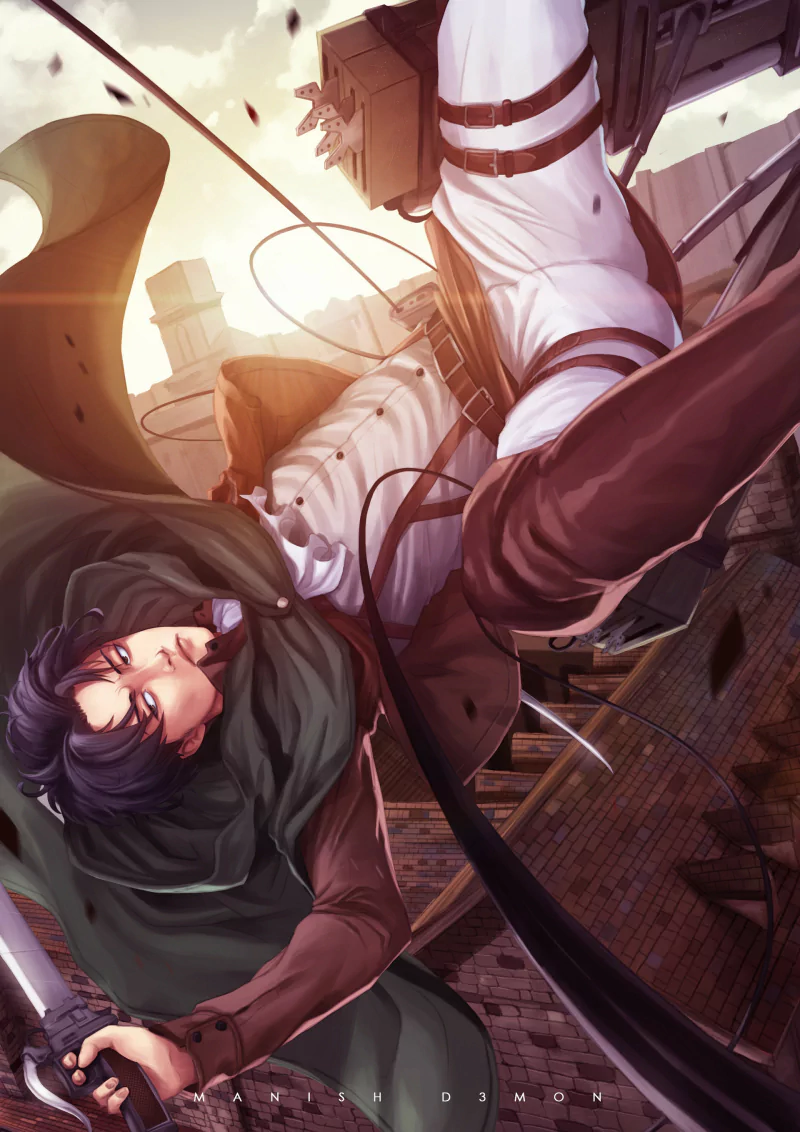 Levi Ackerman Anime Attack on Titan Image
