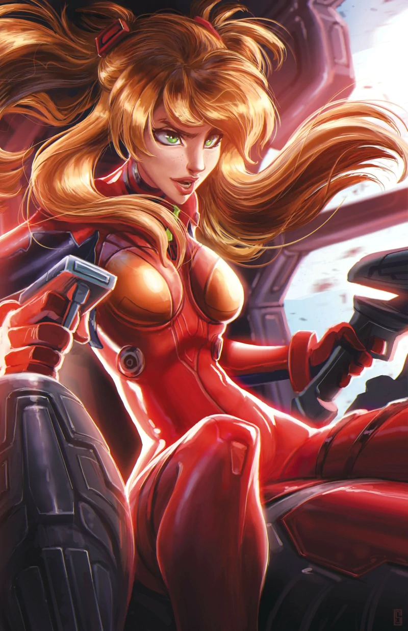 Asuka Langley Sohryu Anime Neon Genesis Evangelion Image