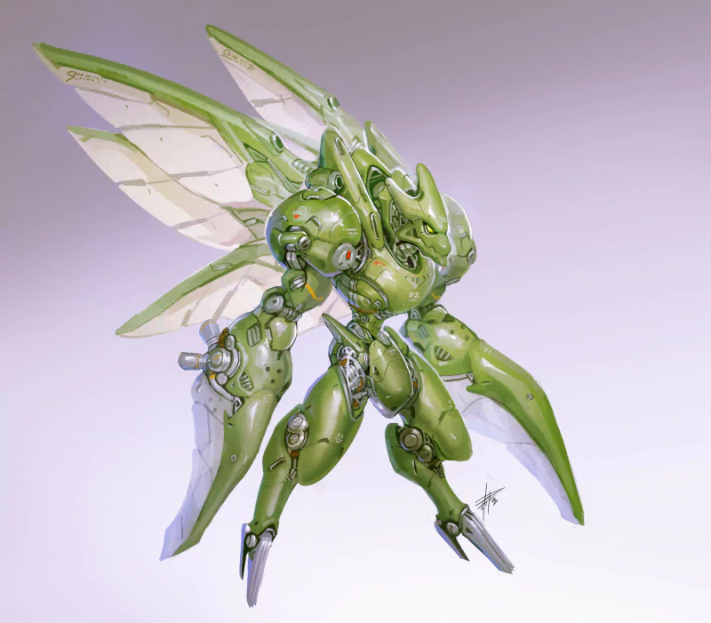  Mecha Scyther by Eriko Pedojan