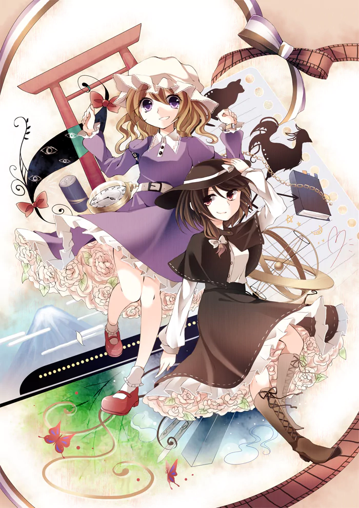 Maribel Hearn Renko Usami Anime Touhou Image