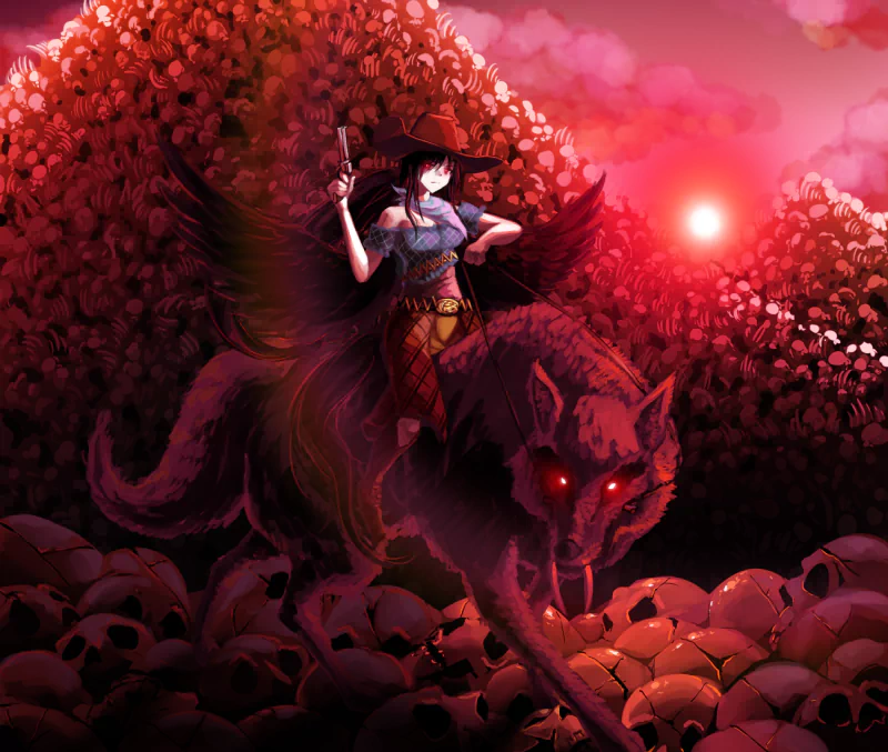 Saki Kurokoma Anime Touhou Image