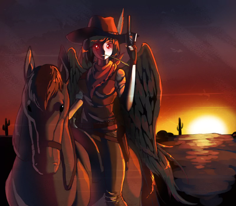 Saki Kurokoma Anime Touhou Image