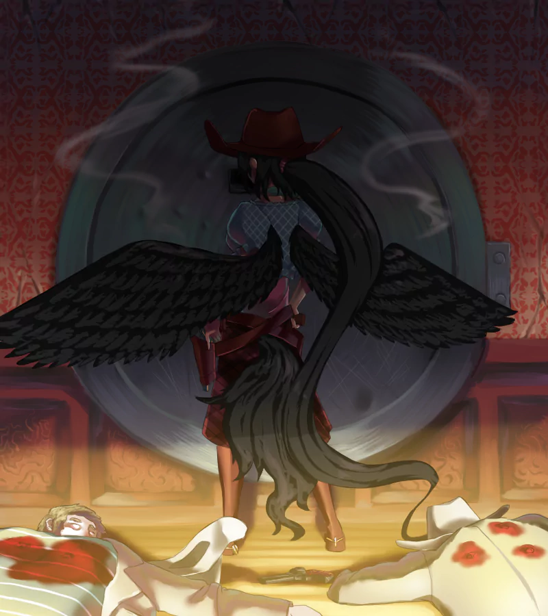 Saki Kurokoma Anime Touhou Image