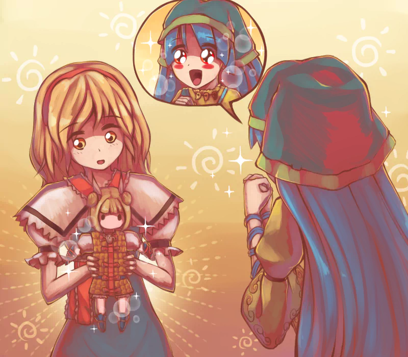 Alice Margatroid Mayumi Joutouguu Haniyasushin Keiki Anime Touhou Image