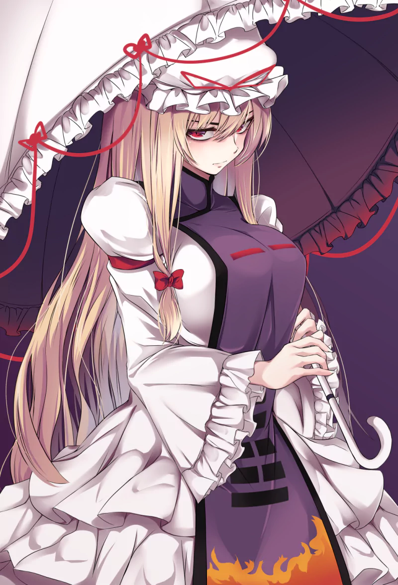 Yukari Yakumo Anime Touhou Image