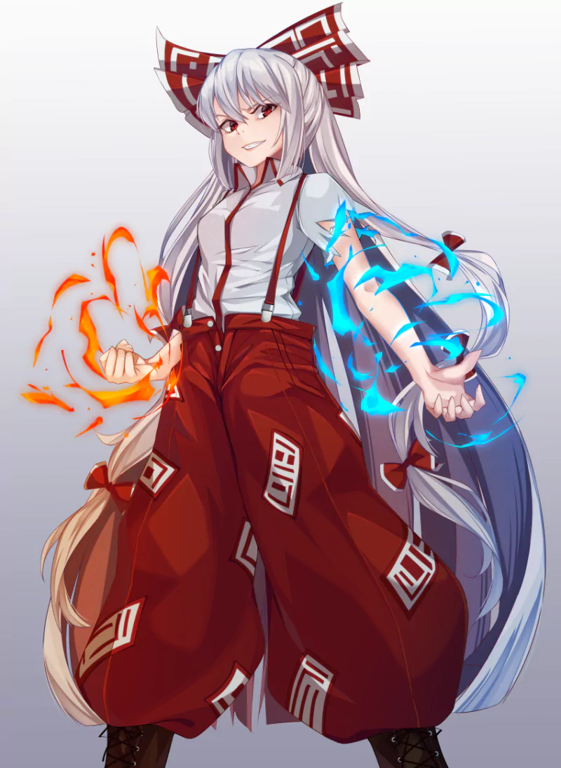 Fujiwara no Mokou Anime Touhou Image