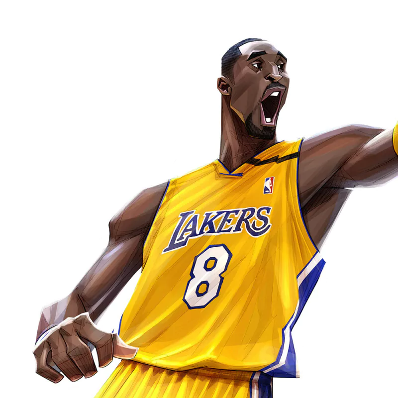 Los Angeles Lakers Kobe Bryant Sports Image