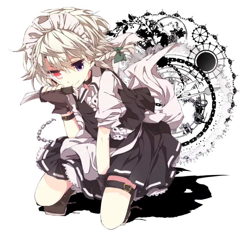 Sakuya Izayoi Anime Touhou Image
