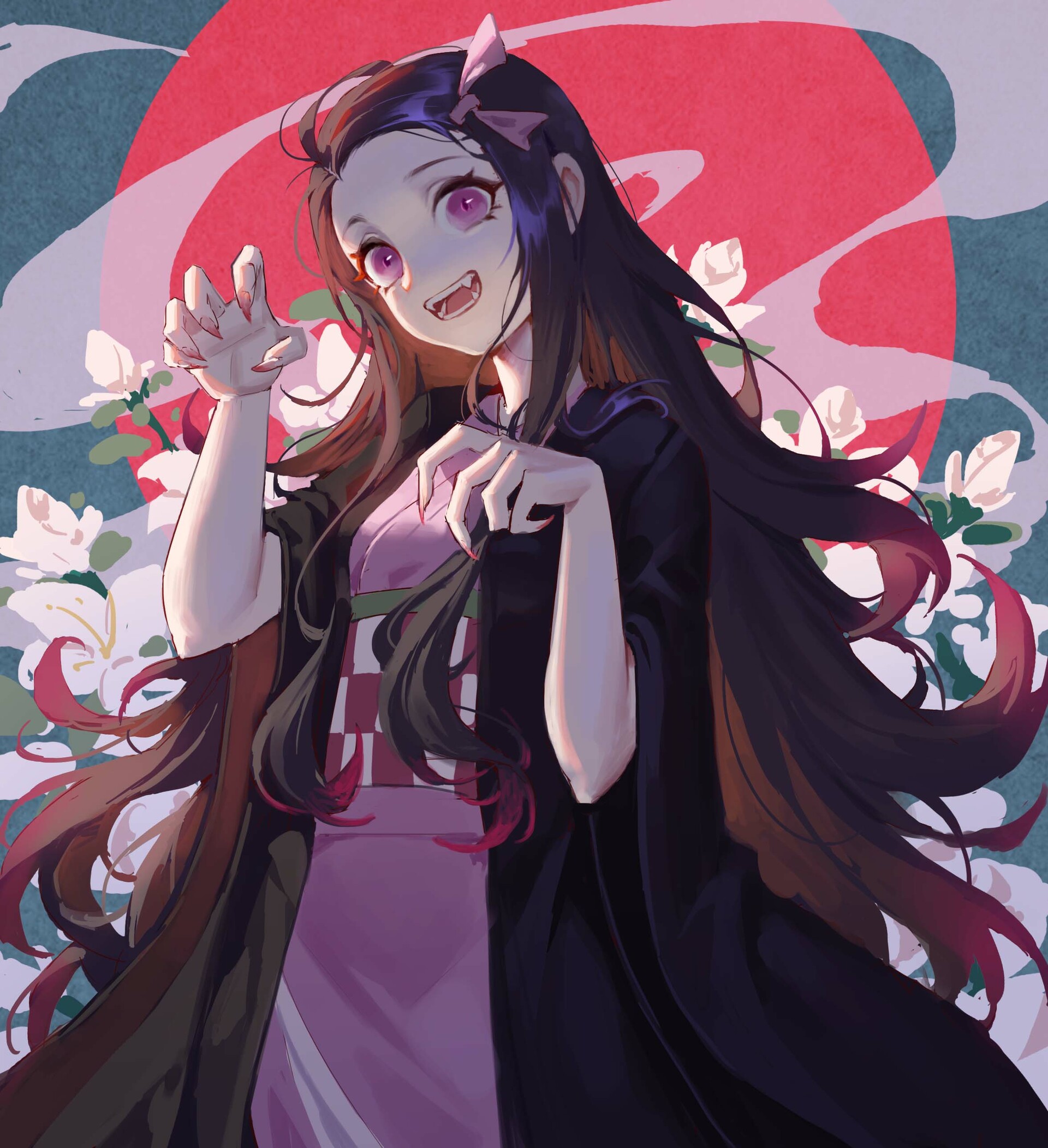 nezuko demon art