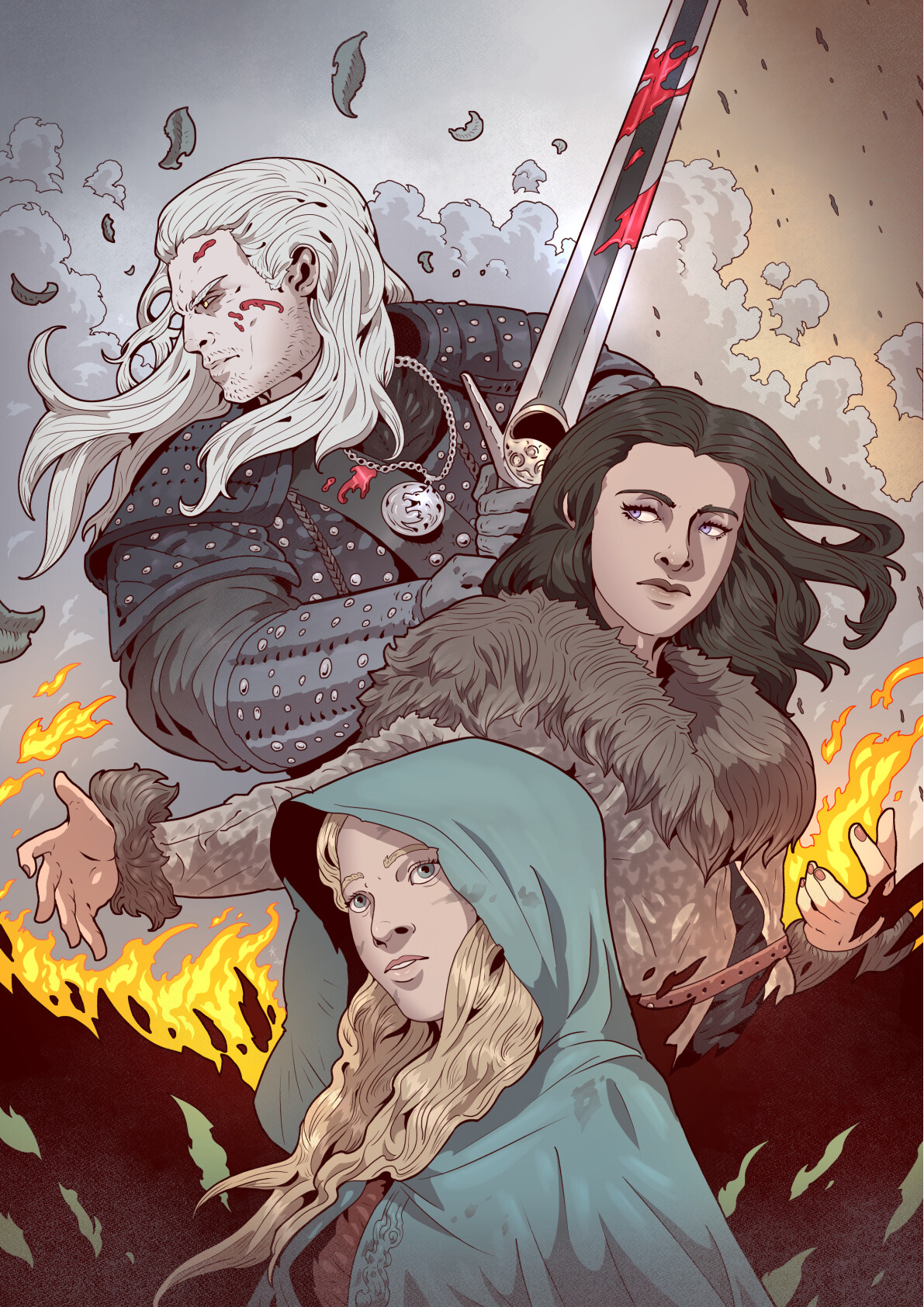 The Lion Cub, the Witch, and the Witcher by Sean Kyle Manaloto