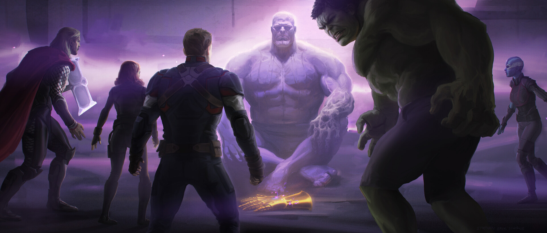 Avengers Endgame Art by Stephen Schirle