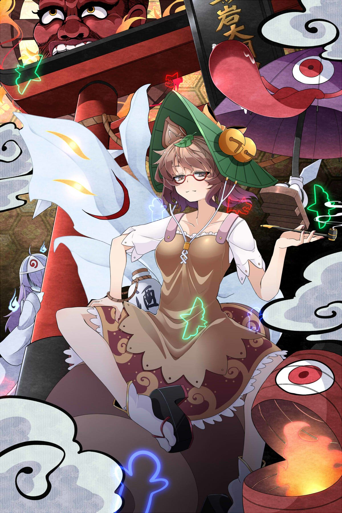 Download Mamizou Futatsuiwa Anime Touhou Art