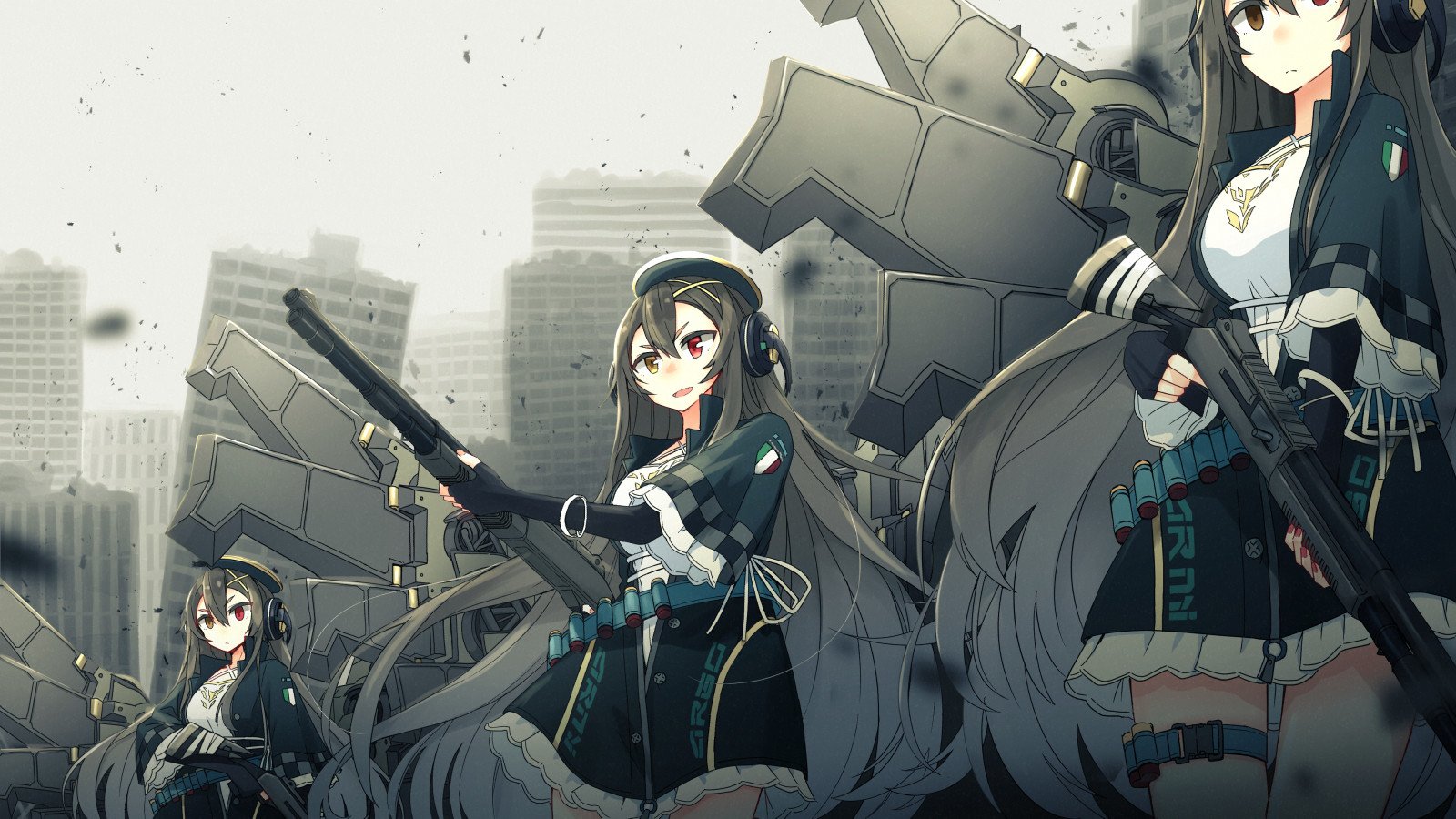 Download Heterochromia M1014 (Girls Frontline) Video Game Girls Frontline Art