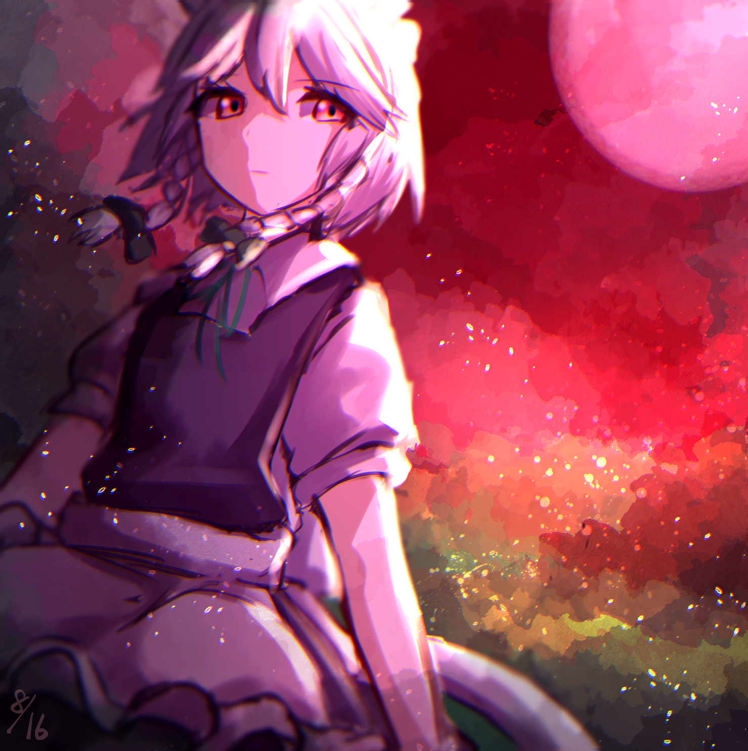 Download Sakuya Izayoi Anime Touhou Art