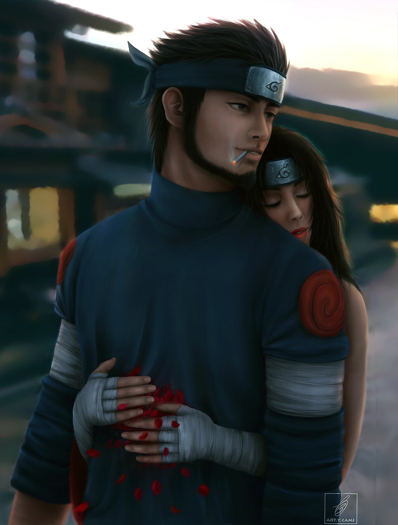 Download Kurenai Yūhi Asuma Sarutobi Anime Naruto Art