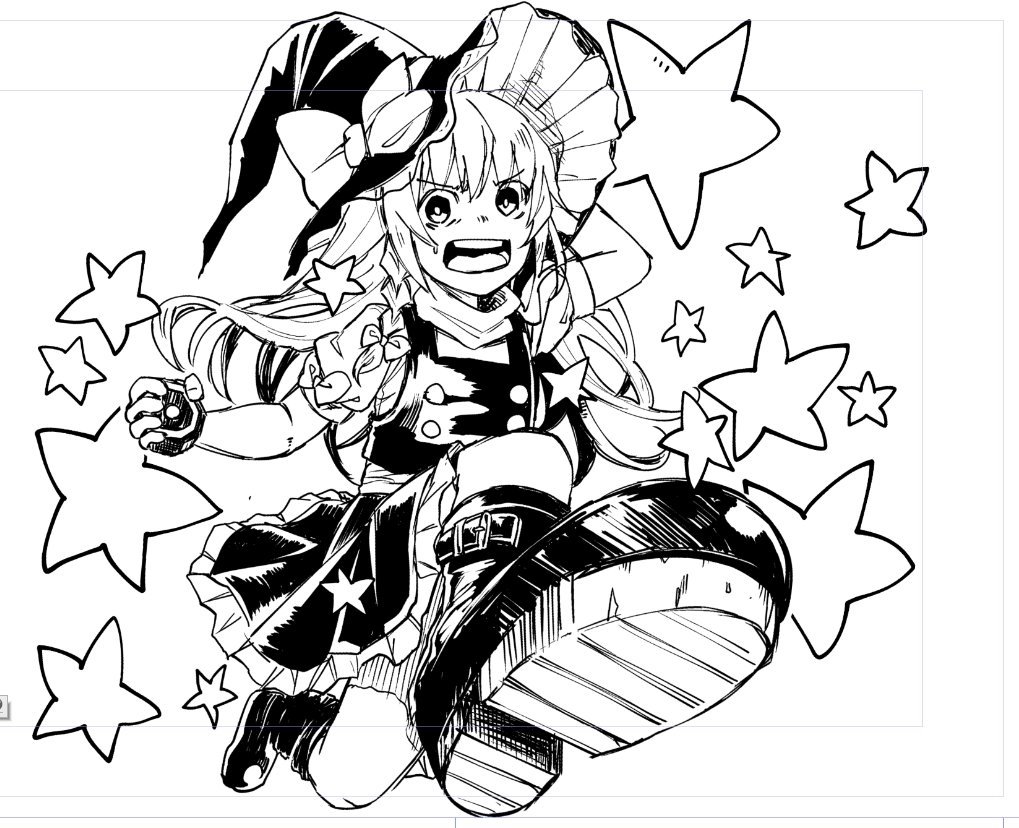 Download Marisa Kirisame Anime Touhou Art