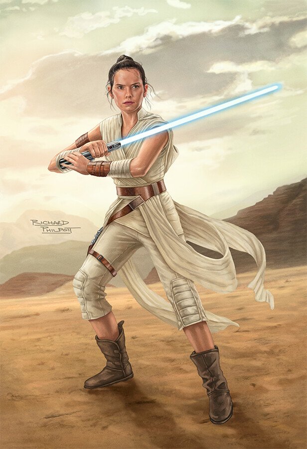 Download Rey (Star Wars) Sci Fi Star Wars Art