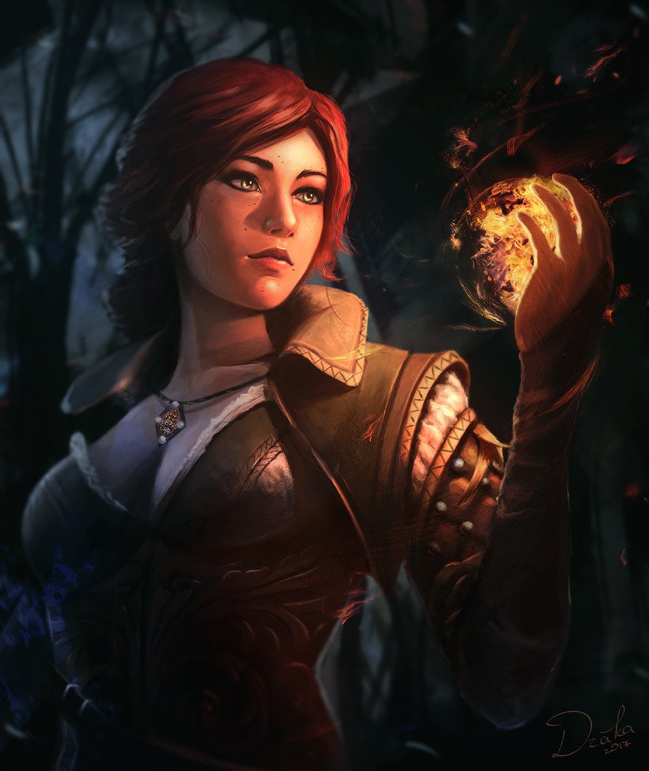 Download Triss Merigold Video Game The Witcher 3: Wild Hunt Art
