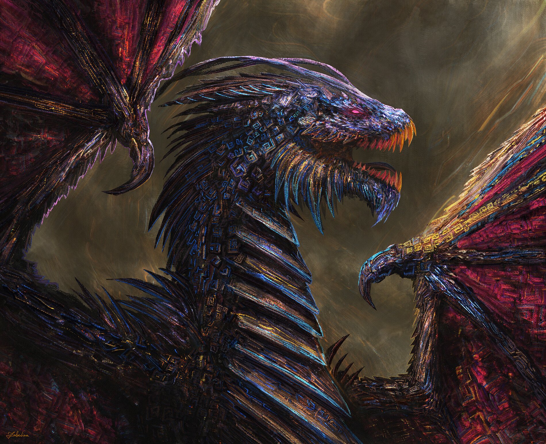 Bismuth Dragon Art - ID: 129817