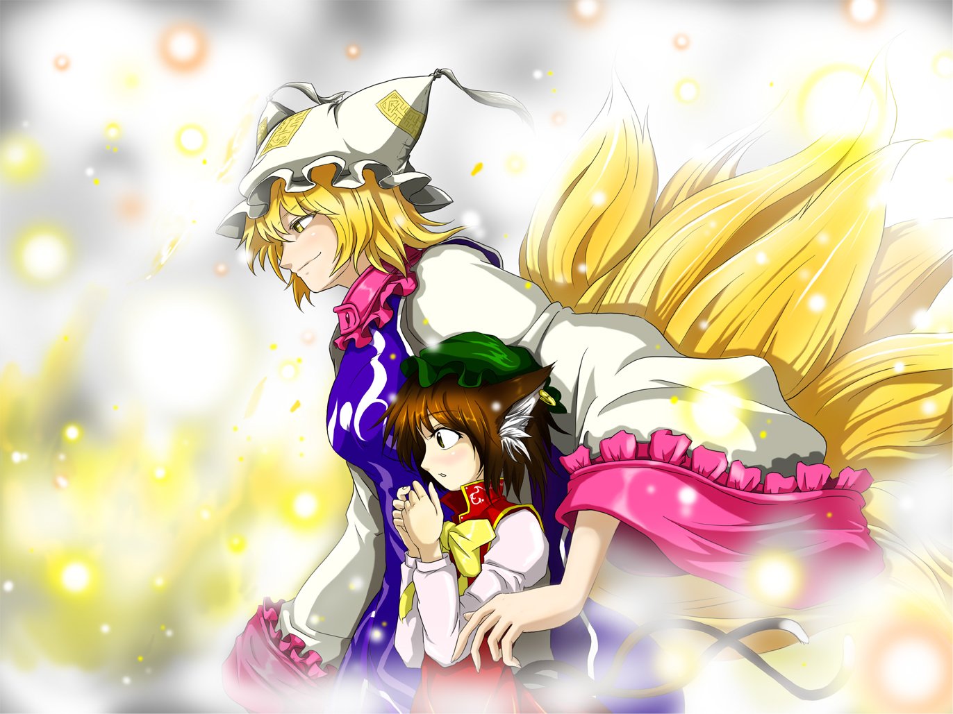 Download Chen (Touhou) Ran Yakumo Anime Touhou Art