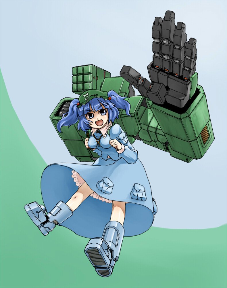 Download Nitori Kawashiro Anime Touhou Art