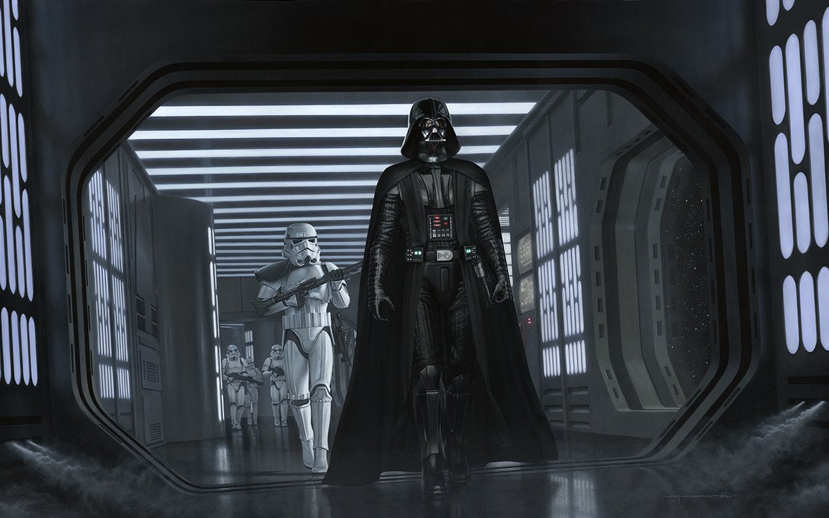 Download Stormtrooper Darth Vader Sci Fi Star Wars Art