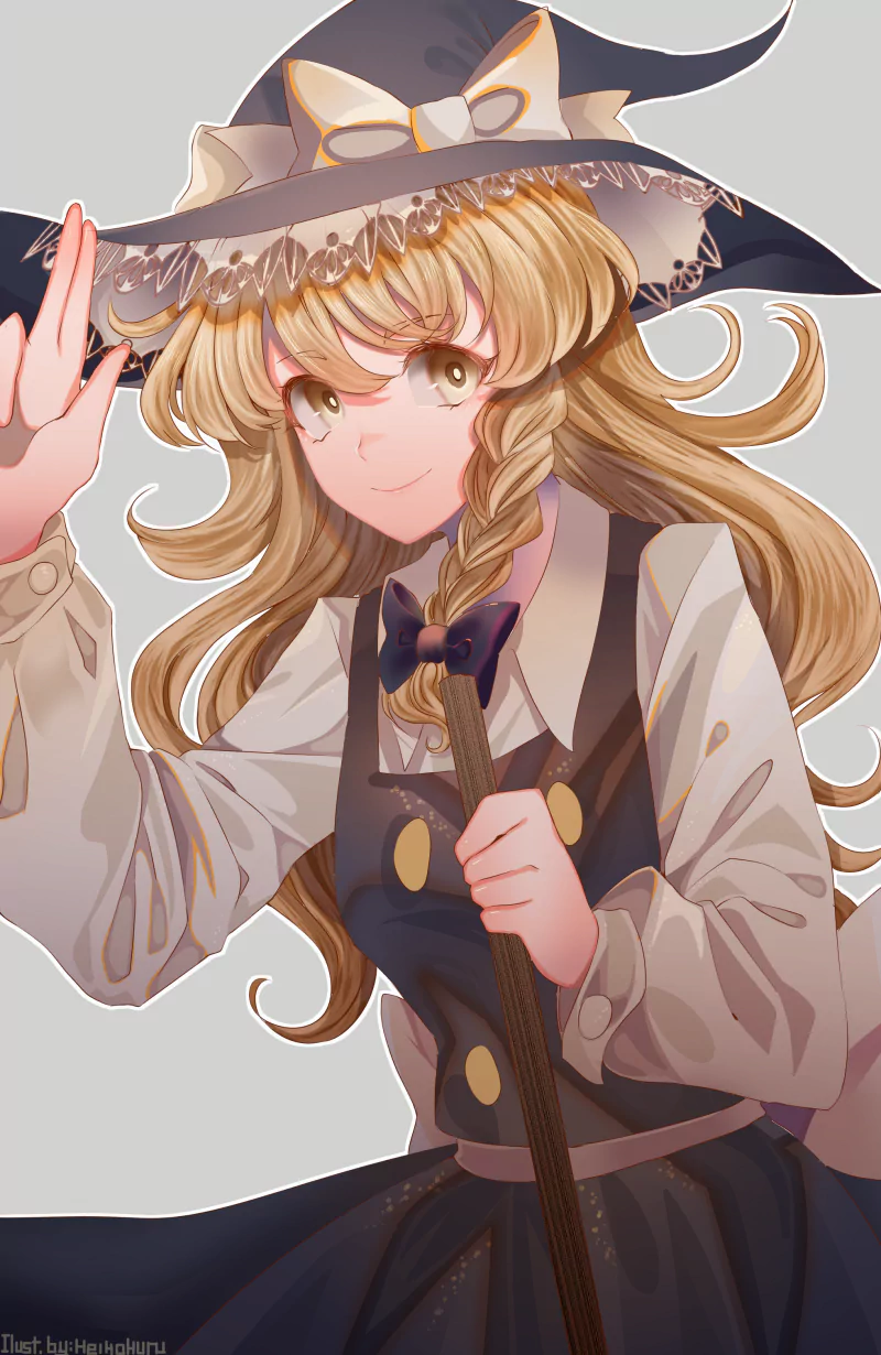 Marisa Kirisame Anime Touhou Image