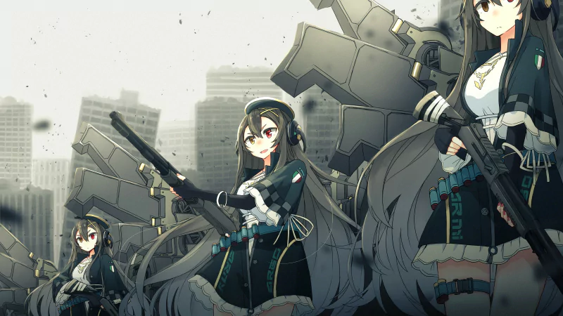 heterochromia M1014 (Girls Frontline) video game Girls Frontline Image