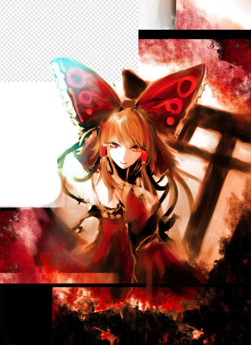 Reimu Hakurei Anime Touhou Image