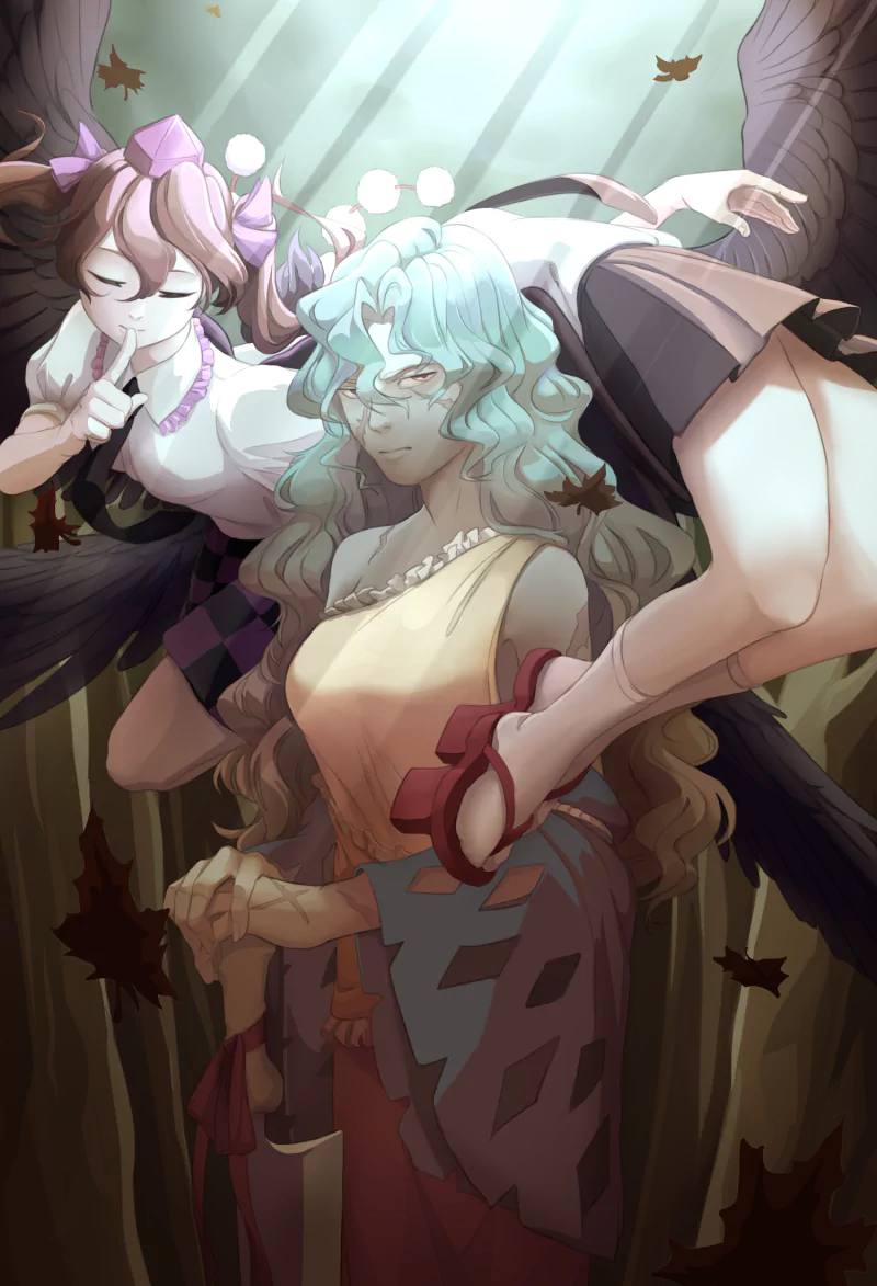 Aya Shameimaru Hatate Himekaidou Sakata Nemuno Anime Touhou Image