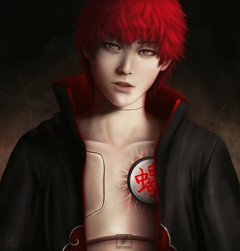 red hair Sasori (Naruto) Anime Naruto Image