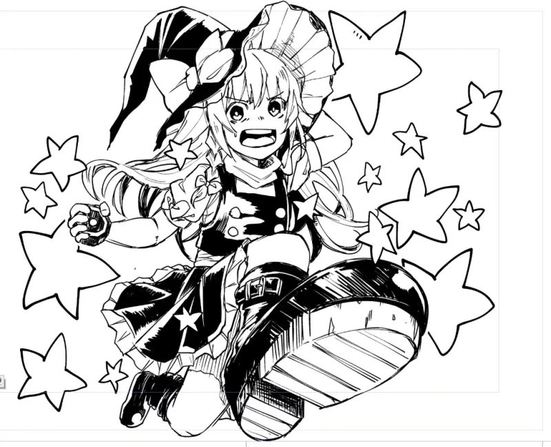 Marisa Kirisame Anime Touhou Image