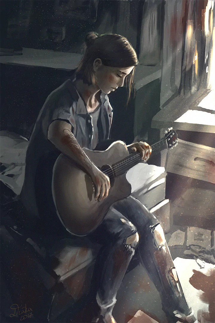 guitar Ellie (The Last of Us) video game The Last of Us Part II Image