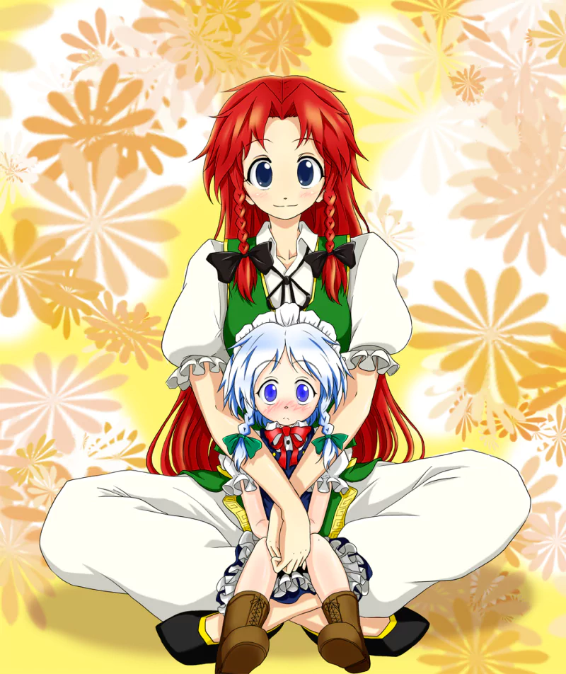 Sakuya Izayoi Hong Meiling Anime Touhou Image