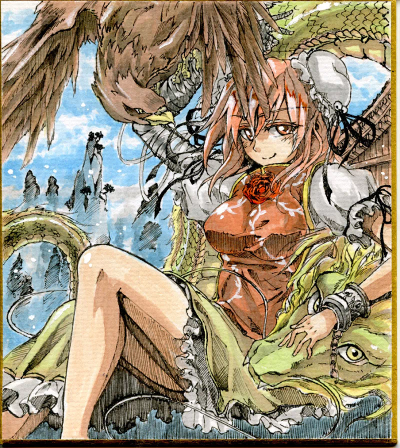 Kasen Ibaraki Anime Touhou Image