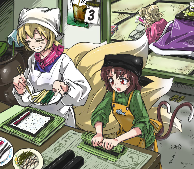 Yukari Yakumo Chen (Touhou) Ran Yakumo Anime Touhou Image