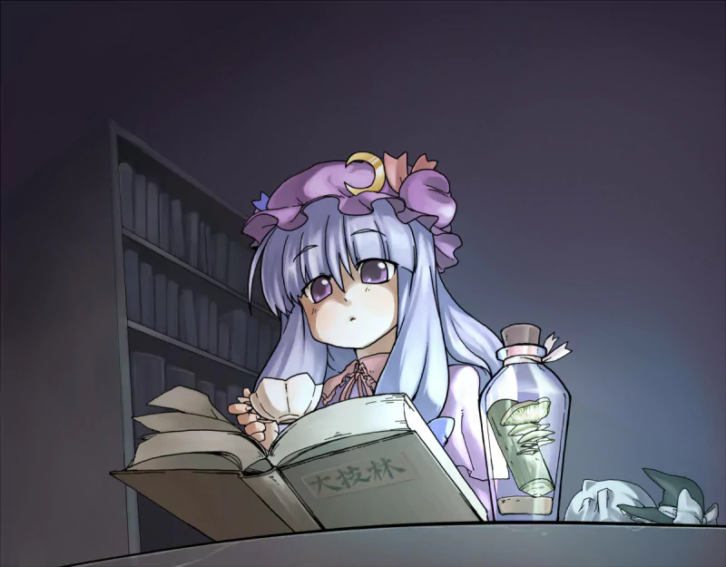 Patchouli Knowledge Anime Touhou Image