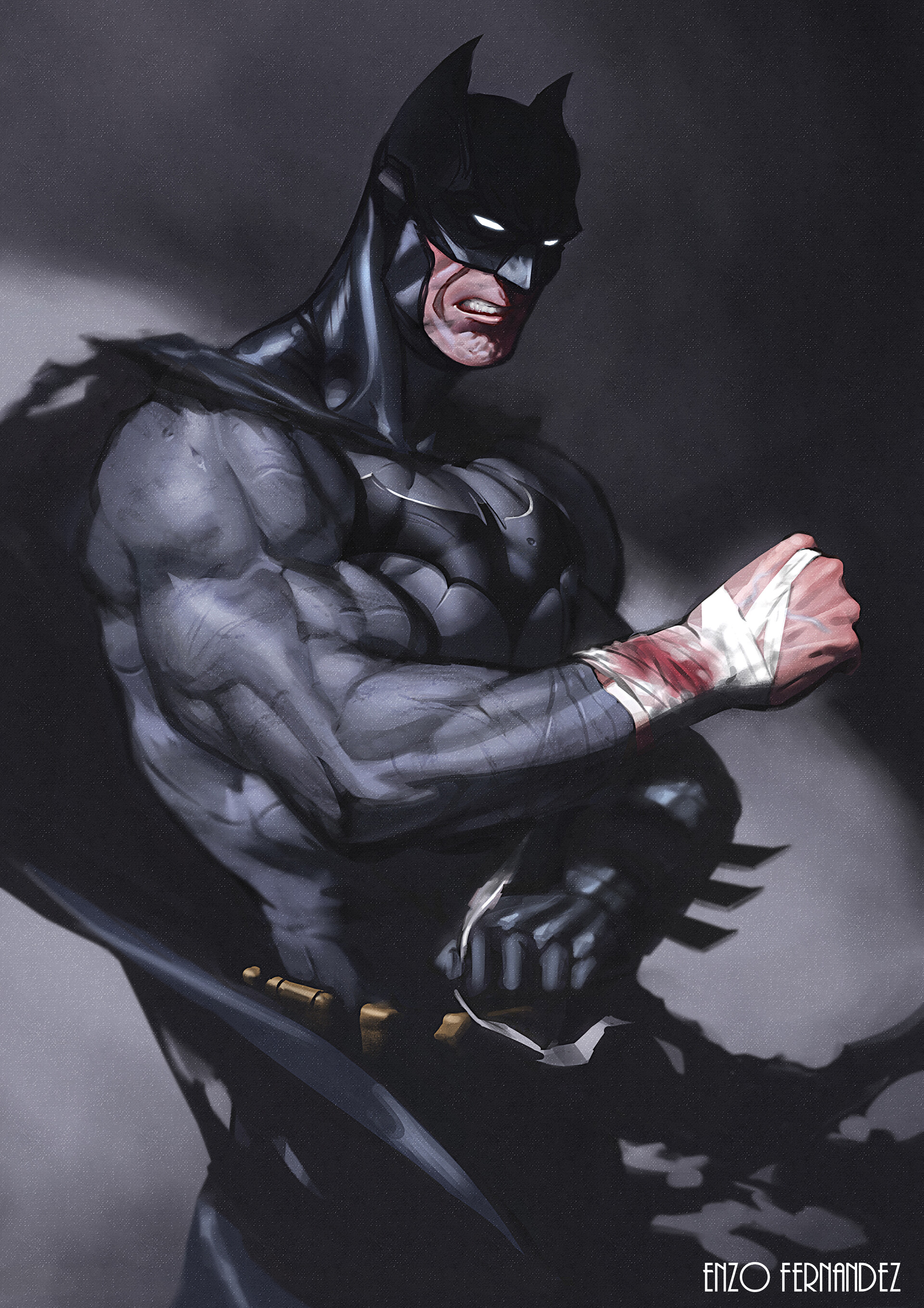 Batman Art by Enzo Fernandez