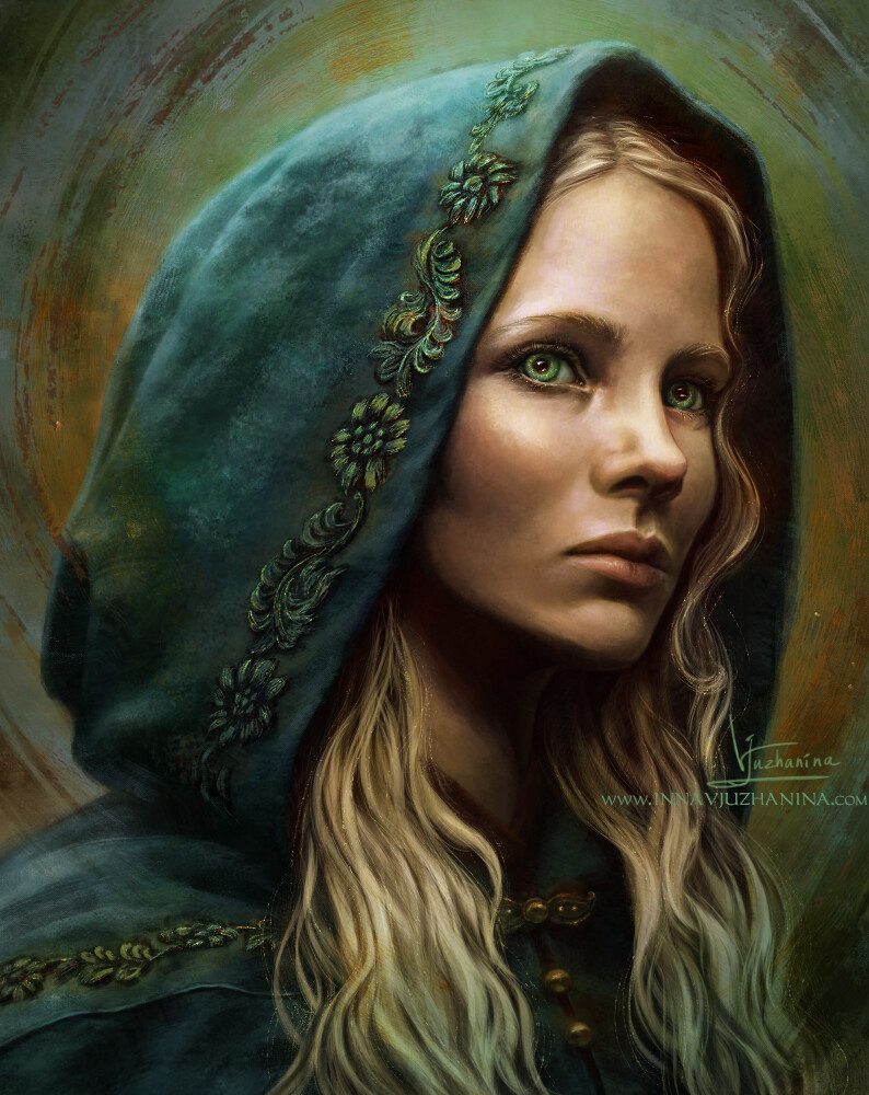 The Witcher Art by Inna Vjuzhanina