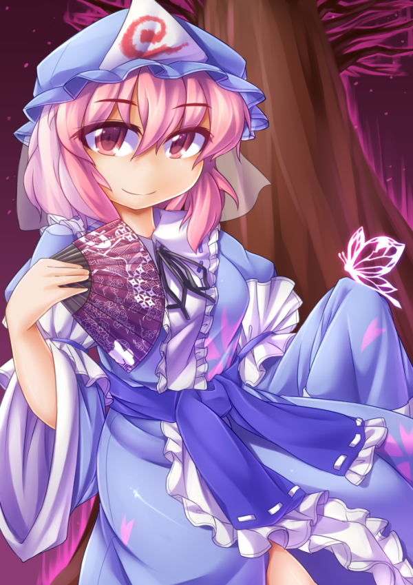 Download Yuyuko Saigyouji Anime Touhou Art