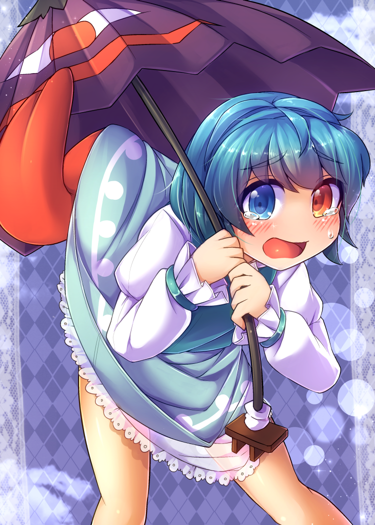 Download Heterochromia Kogasa Tatara Anime Touhou Art