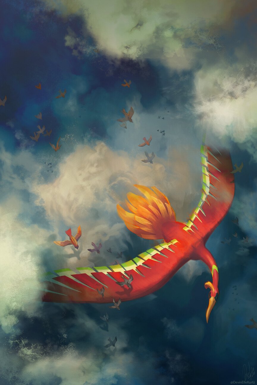 Download Ho-oh (Pokémon) Video Game Pokemon Art