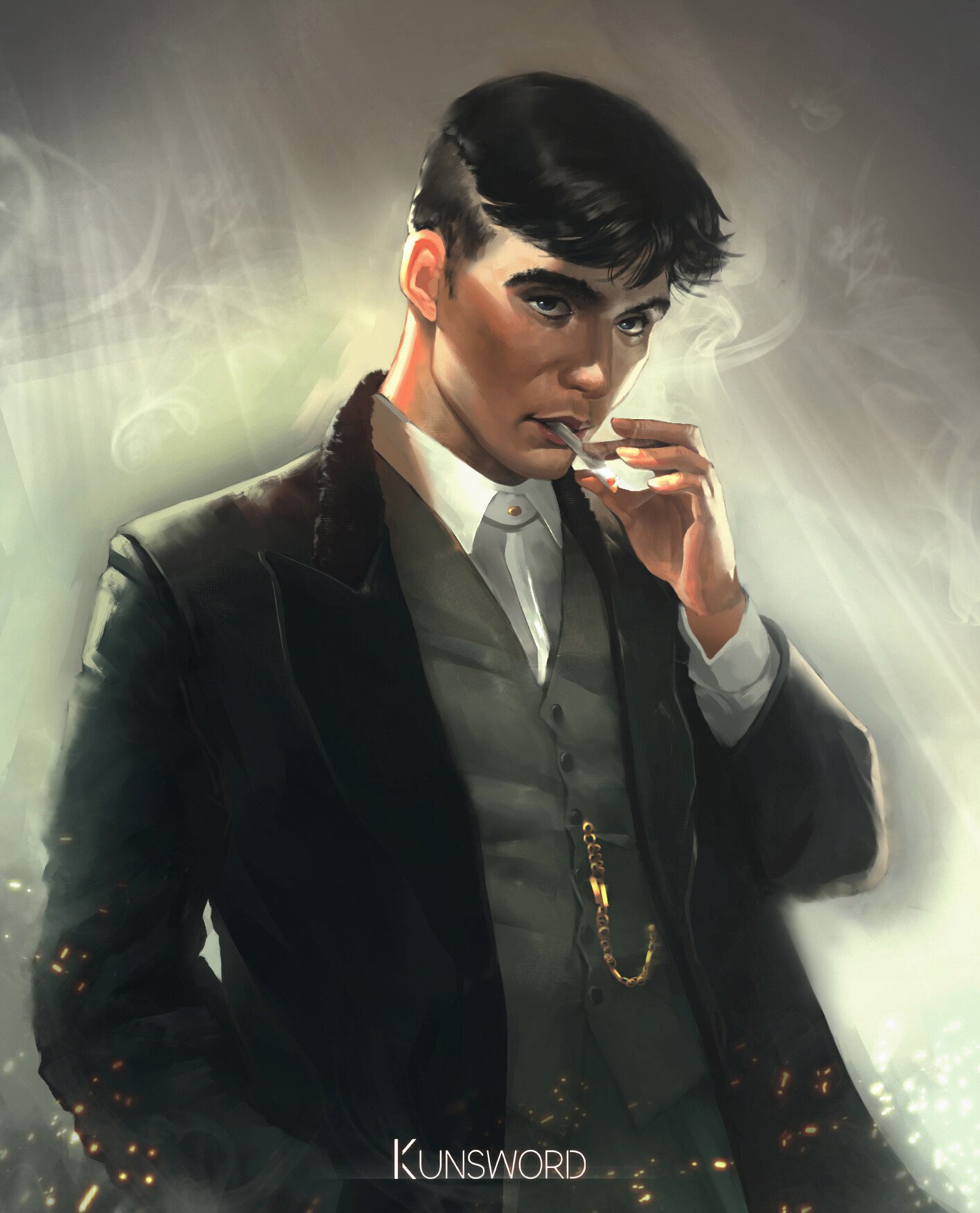 Download Thomas Shelby TV Show Peaky Blinders Art